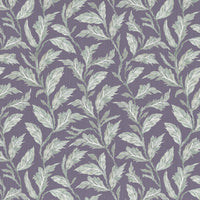  Samples - Eildon Printed Fabric Sample Swatch Violet Voyage Maison