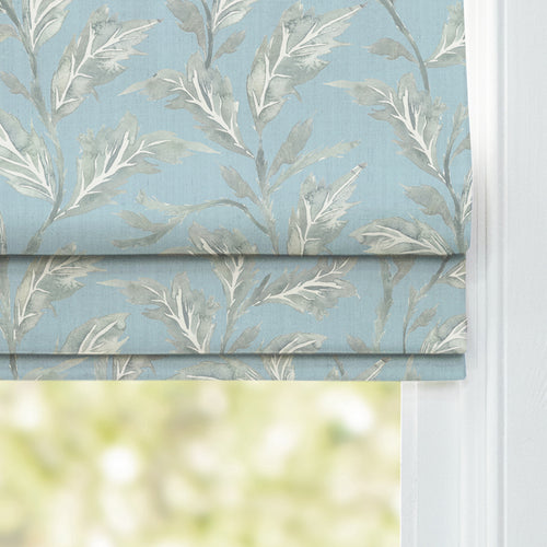 Floral Blue M2M - Eildon Printed Cotton Made to Measure Roman Blinds Bluebell Voyage Maison