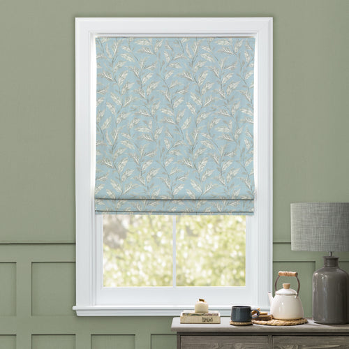 Floral Blue M2M - Eildon Printed Cotton Made to Measure Roman Blinds Bluebell Voyage Maison