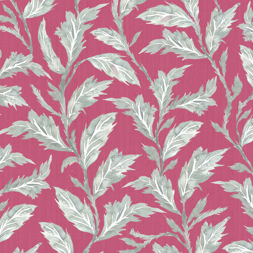 Floral Pink M2M - Eildon Printed Cotton Made to Measure Roman Blinds Fuchsia Voyage Maison