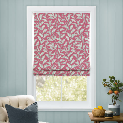 Floral Pink M2M - Eildon Printed Cotton Made to Measure Roman Blinds Fuchsia Voyage Maison