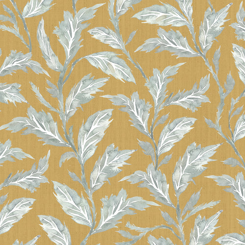 Floral Gold M2M - Eildon Printed Cotton Made to Measure Roman Blinds Gold Voyage Maison