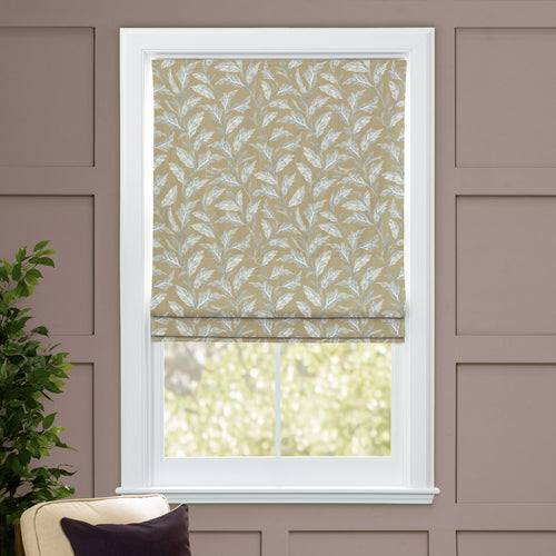 Floral Yellow M2M - Eildon Printed Cotton Made to Measure Roman Blinds Mustard Voyage Maison