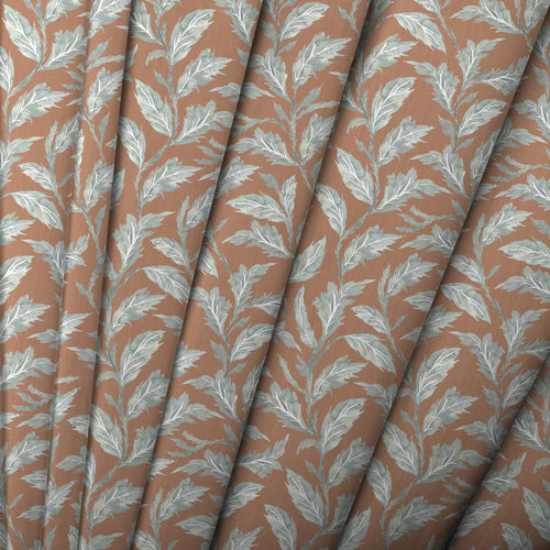 Floral Orange M2M - Eildon Printed Cotton Made to Measure Roman Blinds Rust Voyage Maison