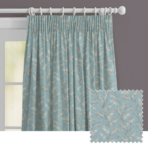 Floral Blue M2M - Eildon Printed Made to Measure Curtains Bluebell Voyage Maison