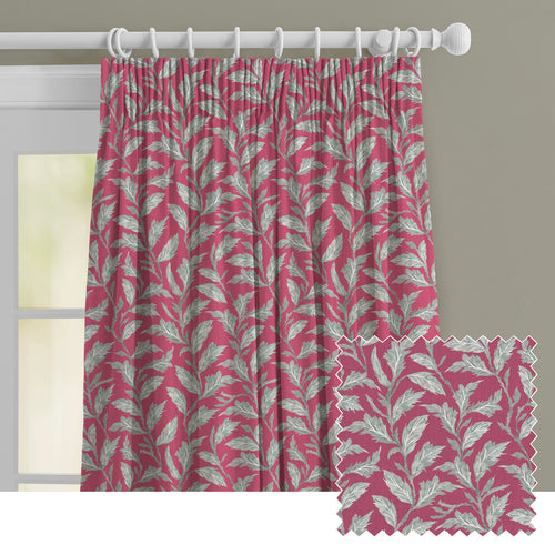 Floral Pink M2M - Eildon Printed Made to Measure Curtains Fuchsia Voyage Maison