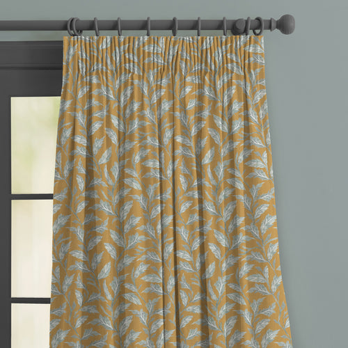 Floral Gold M2M - Eildon Printed Made to Measure Curtains Gold Voyage Maison