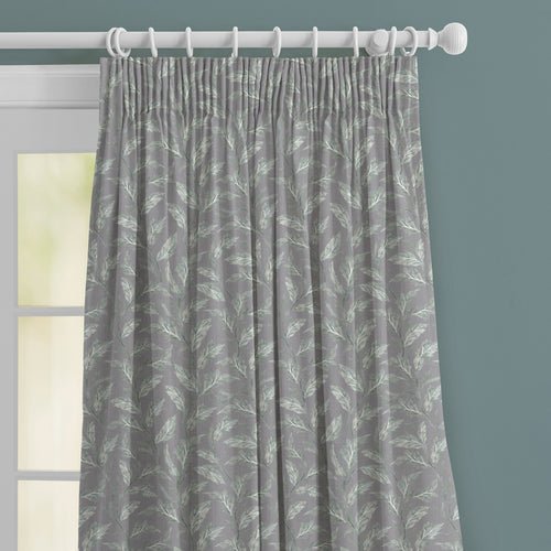 Floral Grey M2M - Eildon Printed Made to Measure Curtains Stone Voyage Maison