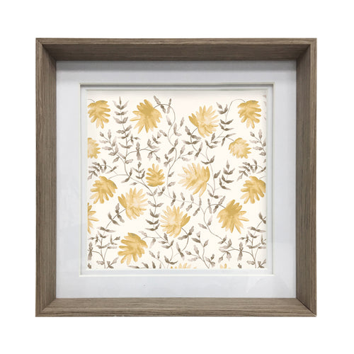 Floral Beige Wall Art - Elai  Framed Print Nut/Stone Voyage Maison