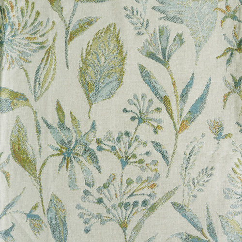 Floral Blue Fabric - Elder Woven Jacquard Fabric (By The Metre) Sky Voyage Maison
