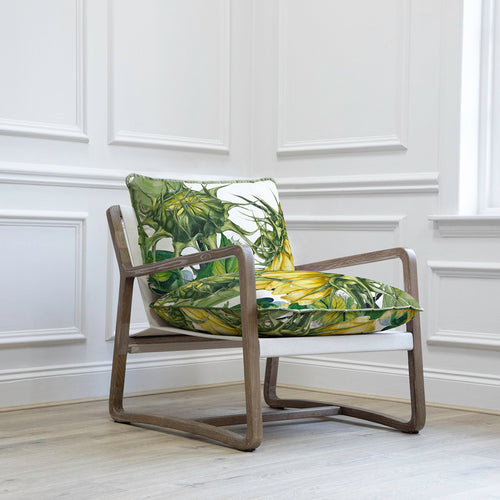 Floral Green Furniture - Elias Solid Wood Easton Chair Fern Voyage Maison