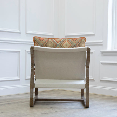 Geometric Brown Furniture - Elias Solid Wood Serrano Chair Granite Voyage Maison