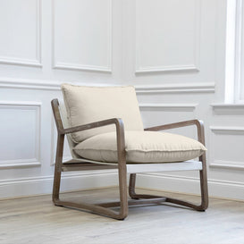 Voyage Maison Elias Solid Wood Tivoli Chair in Linen