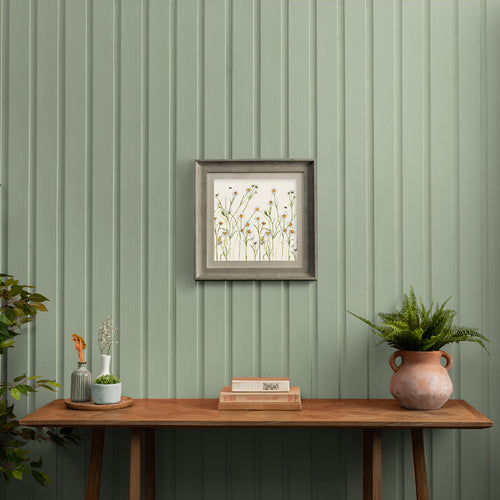 Floral Green Wall Art - Ellaphie  Framed Print Stone/Cream Voyage Maison