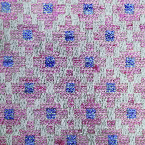 Check Pink Fabric - Elmore Woven Jacquard Fabric (By The Metre) Heather Voyage Maison