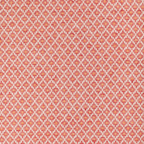 Check Red Fabric - Elmore Woven Jacquard Fabric (By The Metre) Heritage Voyage Maison