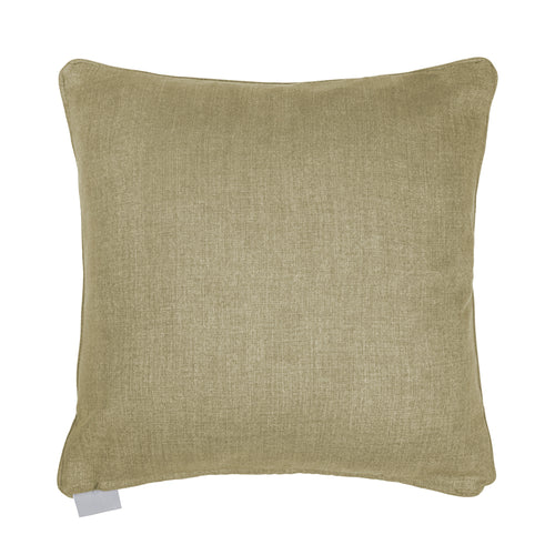 Geometric Green Cushions - Elmore Woven Feather Cushion Verde Voyage Maison