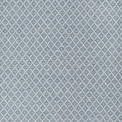 Check Blue M2M - Elmore Woven Jacquard Made to Measure Roman Blinds Default Voyage Maison