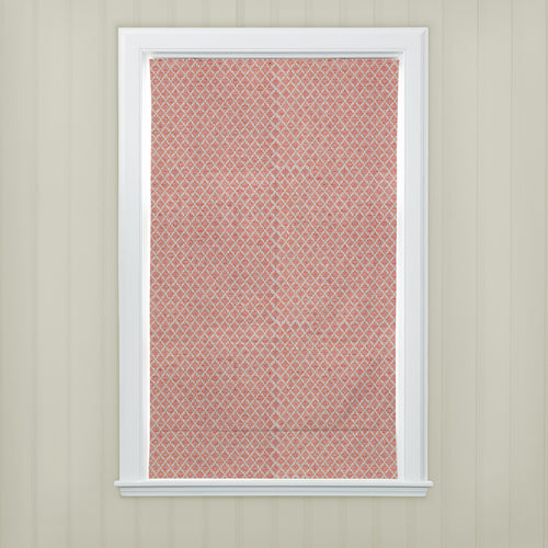 Check Orange M2M - Elmore Woven Jacquard Made to Measure Roman Blinds Default Voyage Maison