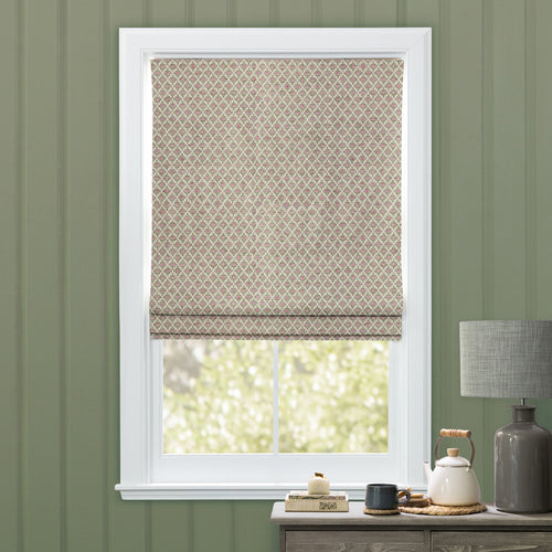 Check Blue M2M - Elmore Woven Jacquard Made to Measure Roman Blinds Default Voyage Maison