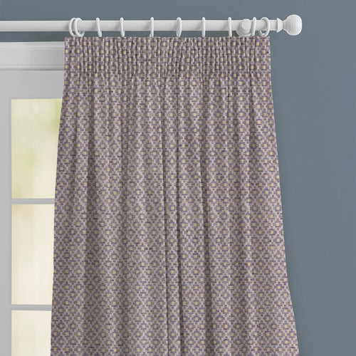 Check Purple M2M - Elmore Woven Jacquard Made to Measure Curtains Default Voyage Maison