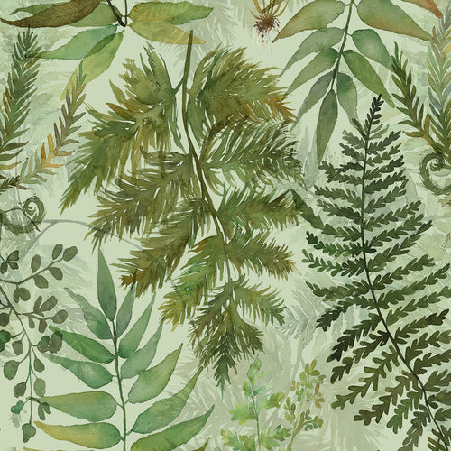 Samples - Elowen  Wallpaper Sample Sage Voyage Maison
