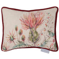 Voyage Maison Elysium Printed Linen Feather Cushion in Russet