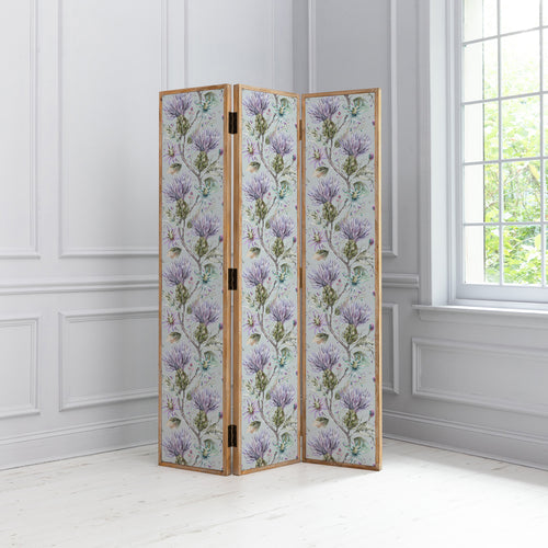 Floral Purple Furniture - Elysium Solid Wood Room Divider Violet Voyage Maison