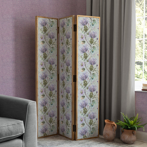 Floral Purple Furniture - Elysium Solid Wood Room Divider Violet Voyage Maison