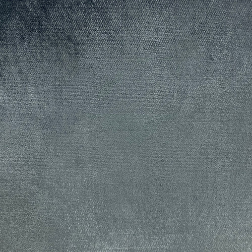 Emerald Plain Velvet Fabric (By The Metre) Glacier
