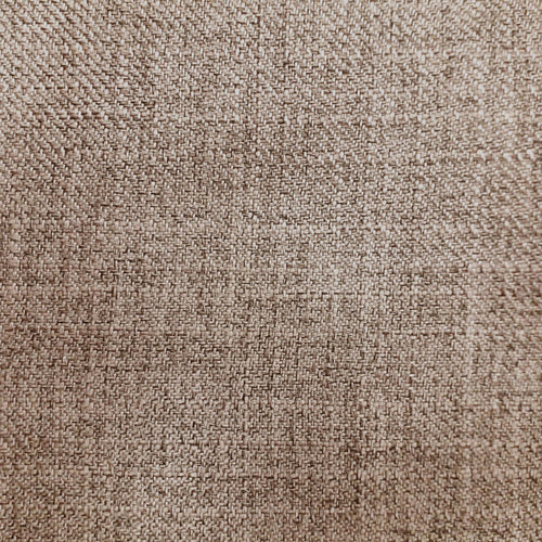 Plain Brown Fabric - Emilio Textured Woven Fabric (By The Metre) Peanut Voyage Maison