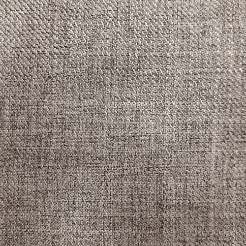 Plain Beige Fabric - Emilio Textured Woven Fabric (By The Metre) Walnut Voyage Maison