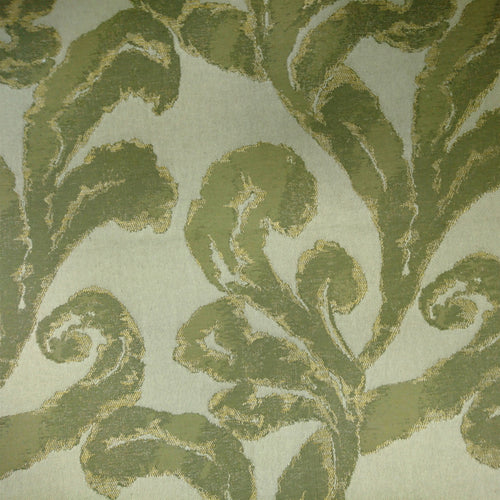 Green Fabric - Emington Woven Jacquard Fabric (By The Metre) Meadow Voyage Maison