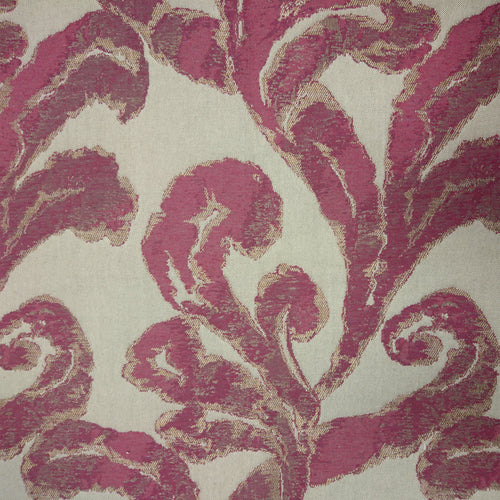  Pink Fabric - Emington Woven Jacquard Fabric (By The Metre) Rose Voyage Maison