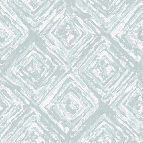 Abstract Blue Wallpaper - Emperor  1.4m Wide Width Wallpaper (By The Metre) Opal Voyage Maison