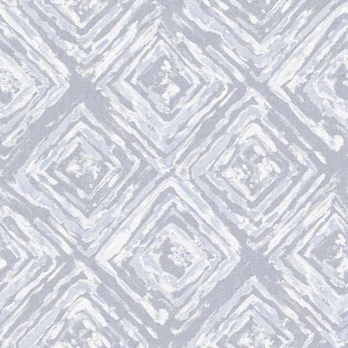 Abstract Grey Wallpaper - Emperor  1.4m Wide Width Wallpaper (By The Metre) Sapphire Voyage Maison
