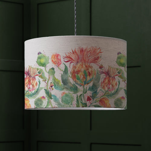 Floral Orange Lighting - Enchanting Thistle Eva Lamp Shade Marigold Voyage Maison