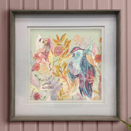 Animal Pink Wall Art - Ennerdale Forest  Framed Print Nut/Harvest Voyage Maison