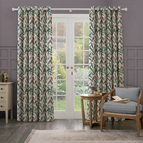 Floral Grey M2M - Enso Printed Made to Measure Curtains Granite Voyage Maison