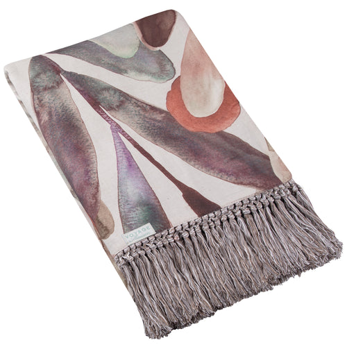 Floral Cream Throws - Enso Printed Throw Mulberry Voyage Maison