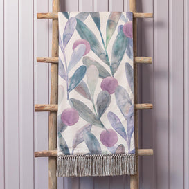 Voyage Maison Enso Printed Throw in Violet