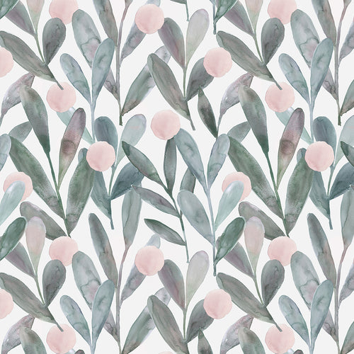 Floral Grey Wallpaper - Enso  1.4m Wide Width Wallpaper (By The Metre) Granite Voyage Maison