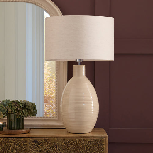 Plain Cream Lighting - Epona  Lamp Base Cream Voyage Maison