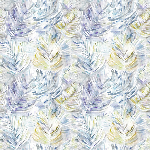 Floral Blue Fabric - Equador Printed Cotton Fabric (By The Metre) Clementine Voyage Maison