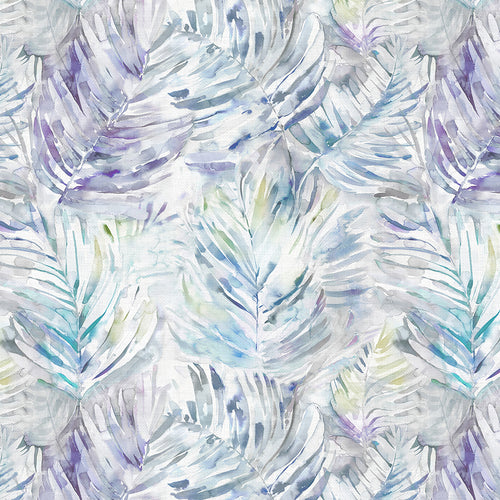 Floral Blue Fabric - Equador Printed Cotton Fabric (By The Metre) Indigo Voyage Maison
