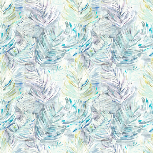 Floral Blue Fabric - Equador Printed Cotton Fabric (By The Metre) Pacific Voyage Maison
