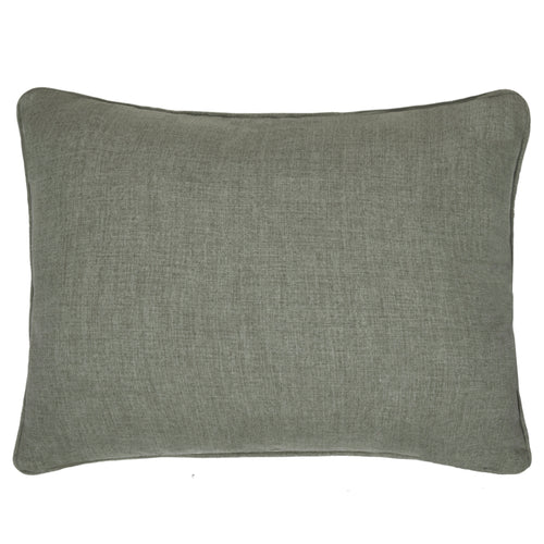 Voyage Maison Erskine Printed Wool Cushion in Heather Cream
