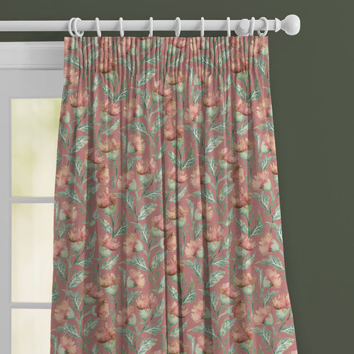 Floral Orange M2M - Ettrick Printed Made to Measure Curtains Rust Voyage Maison