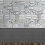 Voyage Maison Expedition 1.4m Wide Width Wallpaper in Ash
