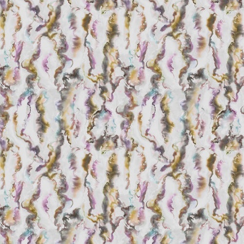 Abstract Gold Fabric - Expressions Printed Cotton Fabric (By The Metre) Ironstone Voyage Maison